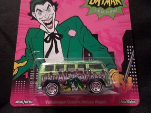 2016 HOT WHEELS DC COMICS VW VOLKSWAGEN CUSTOM DELUXE BUS THE JOKER HW HOTWHEELS - Picture 1 of 1