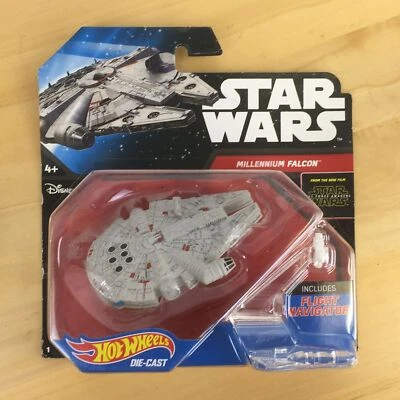 Литой звездолет Hot Wheels Star Wars Millennium Falcon с бортовым навигатором Stnd - Изображение 1 из 4