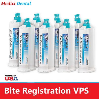 MARK3 Dental Bite Registration Material Impression (Regular & Super /Fast Set) VPS PVS
