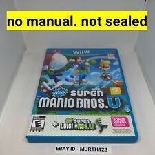 New Super Mario Bros. U + New Super Luigi U - Wii U no manual not sealed