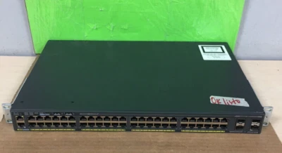 Cisco WS-C2960X-48TS-L 48-Port Managed Ethernet Switch W/RACK EARS (TESTED) - Image 1 of 4