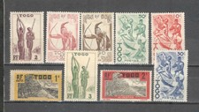 T4667 - TOGO 1947 - LOTTO DIFFERENTI LING * - VEDI FOTO