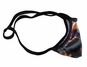 Men's Micro G String Thong with Back Choice FOREST CAMO made USA 1 day ship - Picture 1 of 2