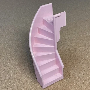 LEGO Poolside Paradise 6416 2046 Spiral Staircase Pink 1/3 Curved 6x6x7 - Picture 1 of 5