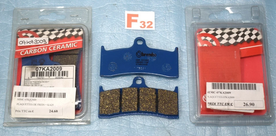 4 Pastiglie Freni BREMBO Kawasaki ZX-7RR Mv Agusta 750 910 Brutale F4 - Immagine 1 di 1