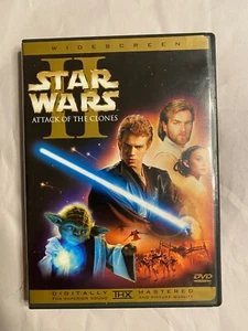 Star Wars II Attack of the Clones DVD Widescreen VG Condition - Picture 1 of 8