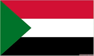 SUDAN 18" x 12" FLAG suitable for Boats Caravans Treehouses flags - Picture 1 of 1