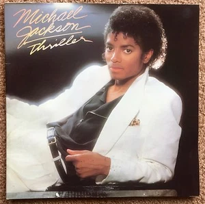 Michael Jackson Thriller Vinyl LP Record Album Opens to full body layout - Picture 1 of 7