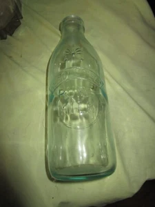 Vintage Absolutely Pure Milk, Cow Design Made in Italy by Vetreria Etrusca 10" t - Picture 1 of 4