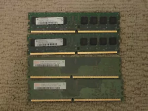 512MB PC2-3200U and PC2-5300U RAM four pieces - Picture 1 of 2