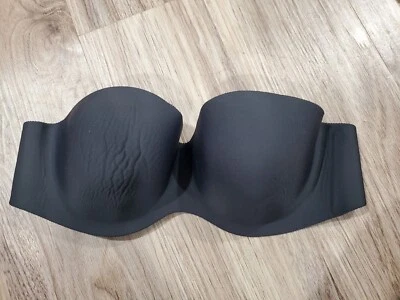 Sujetador sin tirantes negro forrado con aros Felina 6202 36B Foto 1 de 3