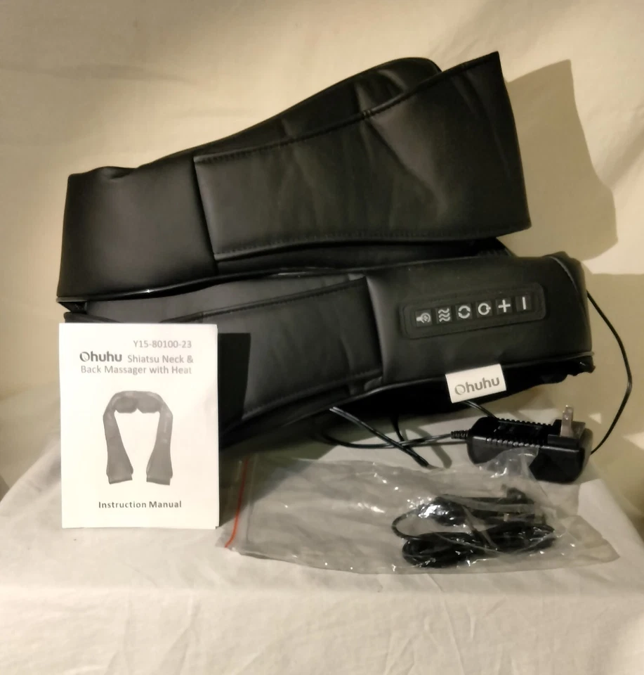 Masajeador de cuello y espalda Ohu Shiatsu con calor usado.Probado Foto 1 de 4