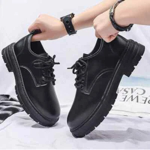 Herren Leder Oxford-Schuhe Slipper Dicke Sohle Leger Halbschuhe Bequem Elegant Schuhe - Bild 1 von 23