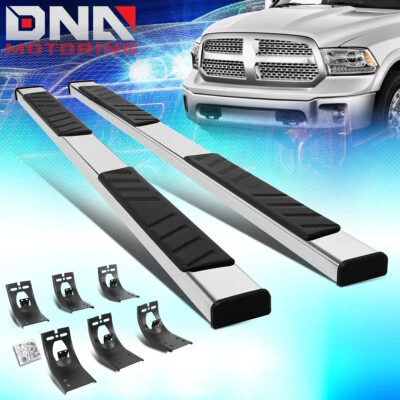 For 2009-2022 Dodge Ram 1500-3500 Crew Cab 5" Step Nerf Bar Running Board Chrome - Image 1 of 4