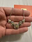 Retired Htf James Avery 14k Yellow Gold & Sterling Silver Droplets Necklace