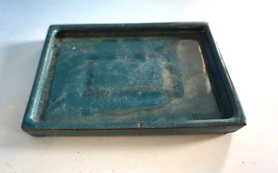 Vintage Untersetzer Bonsaischale Bonsai Schale Pflanzschale Keramik (F024-2151) - Bild 1 von 2