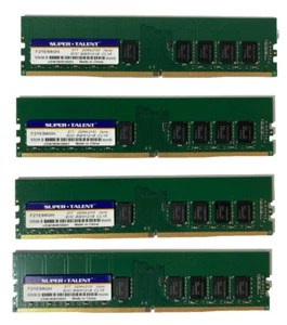32GB 4X8GB DDR4 2133MHz PC4-17000 ECC Unbuffered Server DIMM Memory Ram F21EB8GH - Picture 1 of 4
