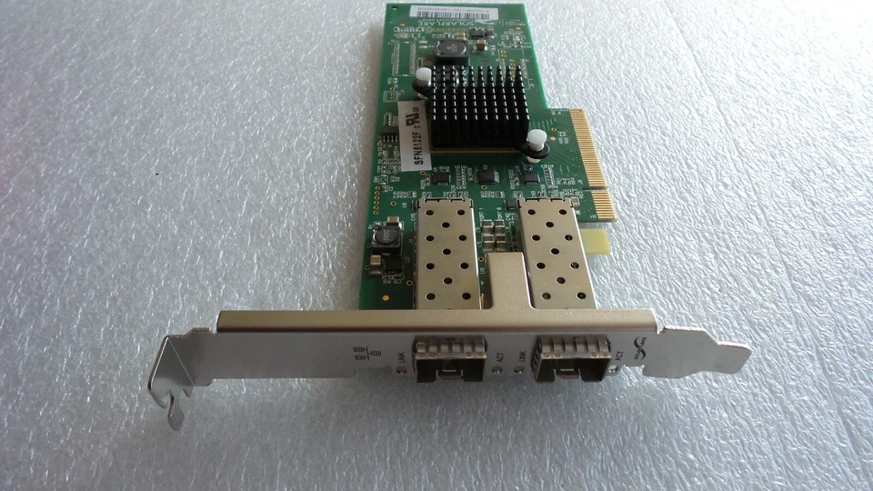 SolarFlare SFN5122F  Dual Port SFP+ 10GbE 10GE PCI-e x8 H/profile - Image 1 of 1