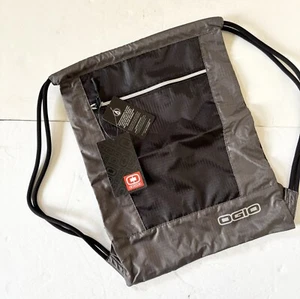 OGIO Drawstring Lightweight Backpack Travel Back Pack  Black NEW NWT - Picture 1 of 2