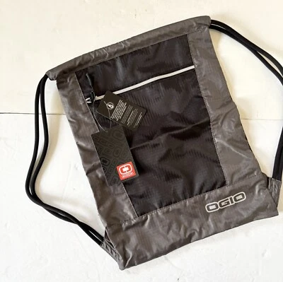 OGIO на шнурке легкий рюкзак путешествий рюкзак черный новый с Ярлыками - Изображение 1 из 2