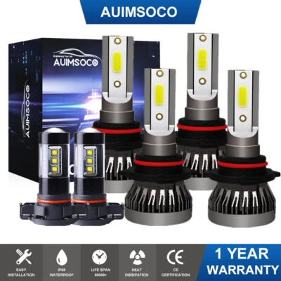 Combo faros LED + kit de faros antiniebla para Dodge Journey 2010-2016 2017 2018 Foto 1 de 4