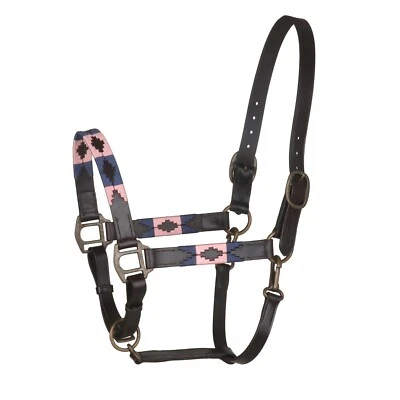 BergReiter Lederhalfter Professional BR Polo Dunkelbraunes Leder Stickerei Full - Bild 1 von 4