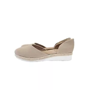 Life Stride Damen-Slipper 8,5 Canvas hellbraun ausgeschnitten Keilabsatz Espadrille - Bild 1 von 8