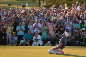 Rory McIlroy gewinnt die Masters 2025 im Augusta National - 4x6 Hochglanz Magnetdruck - Bild 1 von 1