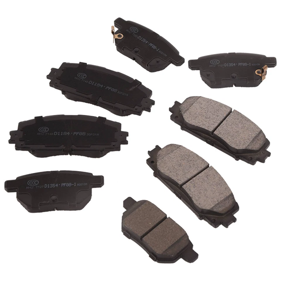 Pastillas de freno delanteras traseras de cerámica para Toyota Prius 2010-2020 2011-2017 Lexus CT200h Foto 1 de 4