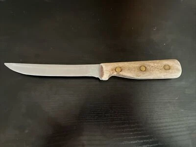 Chicago Cutlery 61S 厨房实用骨刀,6 英寸长刀片,5 英寸木柄。 — 第 1/4 张图片
