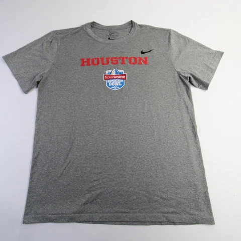 Houston Cougars Nike Nike Tee Short Sleeve Shirt Men's Gray Used Cover