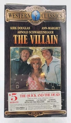 The Villain (VHS) 1979 western spoof stars Kirk Douglas, Ann-Margret, Arnold S - Image 1 of 4