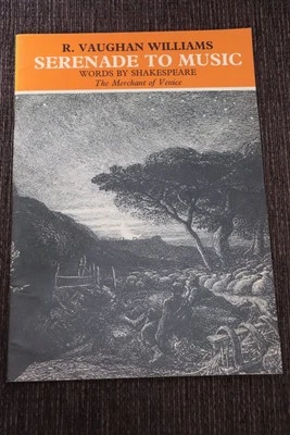 RALPH VAUGHAN WILLIAMS SERENADE TO MUSIC - VOCAL SCORE S.A.T.B. - OXFORD - G/C - Image 1 of 3
