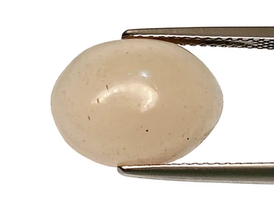 5.165CTS Orange natural moonstone oval cabochan loose gemstones SEE VIDEO - image 1 of 2