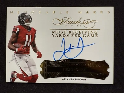 Panini Flawless Julio Jones 2016 marcas memorables en tarjeta automática dorada/15 Foto 1 de 2