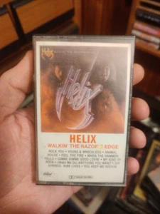 HELIX ~ Walkin' the Razor's Edge -Cassette Tape (Capitol Records, 1984) - Picture 1 of 7