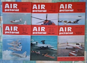 x6 Vintage Air Pictorial magazines 1972 issues Jan-June. published Seymour Press - Bild 1 von 19