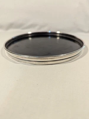 Vintage GORHAM Mid Century 1315 Trivitray STERLING Silver Laminate Round Coaster - Image 1 of 4