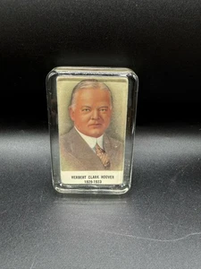 Vintage Presidental Glass Paper Weight- Herbert Hoover - Picture 1 of 3