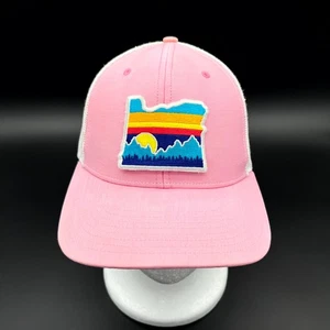 Oregon State Patch Truckermütze Herren Richardson 112 Herren rosa Snapback Netzrücken - Bild 1 von 18