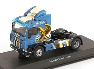 1:43 Hachette Scania 143M The Griffin 1990 bluemetallic - Picture 1 of 3