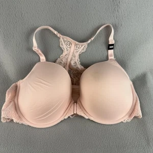 Torrid Curve Bra Womens 38DD Lightly Lined T-Shirt Lace Racerback Front Close - Picture 1 of 8