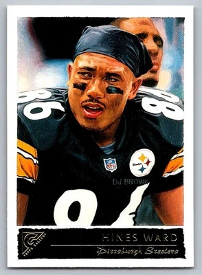 2001 Topps Chrome Hines Ward Pittsburgh Steelers #6 - Image 1 of 2