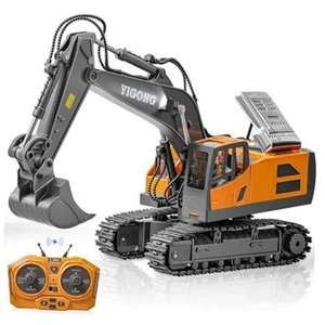 Remote Control Excavator Toy, Construction Rc Digger for Kids Boys Age 4-14  - Picture 1 of 7