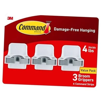  Pinzas para escoba y fregona, 3 perchas y 6 3 pinzas para escoba 3 pinzas para escoba Foto 1 de 4