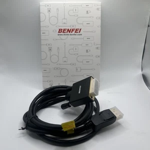 Cable Mini DisplayPort a DVI, cable Benfei Mini DisplayPort a DVI 6 pies - Imagen 1 de 11