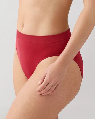 Wacoal XL (Size 8) B-Smooth Seamless Hi-Cut Brief Panty NWOT 834175 Red - Image 1 of 4