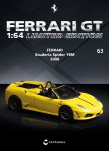 SCUDERIA SPIDER 16M - 2008 FERRARI GT 1:64 LIMITED EDITION N#63 - Bild 1 von 1