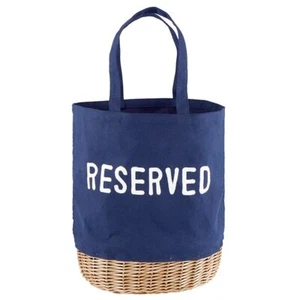 Canvas Picknicktasche Wärmeisolierung Taschen Weinträger 15 Zoll x 17 Zoll reserviert 2 Stück - Bild 1 von 2