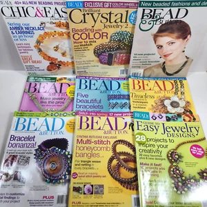 Bead and Button Magazine Lot of 9 with Special Issues 2005-2012 Jewelry Making - Imagen 1 de 14
